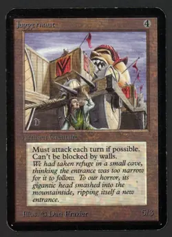 ***Alpha Juggernaut*** MTG Alpha Magic Kid Icarus - Image 1