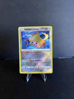 Radiant Jirachi 120/195 Pokemon TCG SW&SH Silver Tempest Radiant Rare Holo NM - Image 1