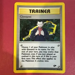 Pokemon Giovanni Trainer 18/132 Gym Challenge Holo Rare NM - Image 1