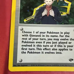 Pokemon Giovanni Trainer 18/132 Gym Challenge Holo Rare NM - Image 5
