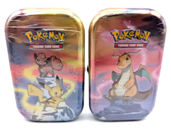 (2) Pokemon TCG Kanto Power Mini Tin K19 Pikachu & Dragonite New Factory Sealed - Image 1