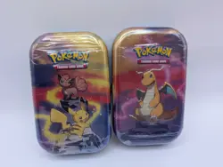 (2) Pokemon TCG Kanto Power Mini Tin K19 Pikachu & Dragonite New Factory Sealed - Image 4