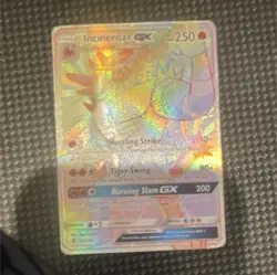 Pokemon Incineroar GX 184/181 SM Team Up Secret Rare Full Art Holo 250HP 2019 - Image 1