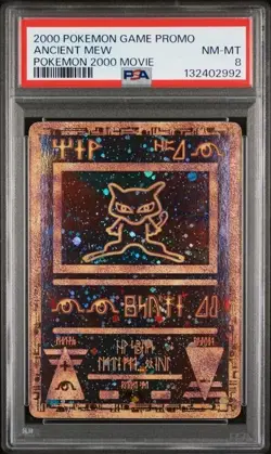Ancient Mew Promo Pokemon Game the Movie 2000 Holo Foil Card PSA 8 - Image 1