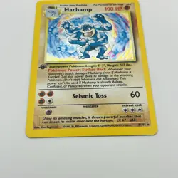 Machamp - 8/102 - Pokemon Base Set Unlimited Holo Rare Card WOTC VLP - Image 5