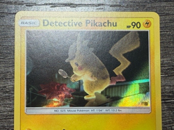 POKEMON CARD RARE HOLO DETECTIVE PIKACHU 10/18 2019 LP-NM - Image 2