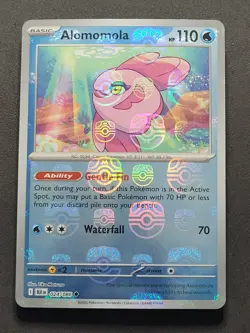 Alomomola 024/086 Master Ball Pattern Black Bolt Pokemon TCG - Image 1