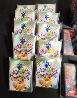 x32 Assorted Pokemon TCG Card Sleeves Deck Box Prismatic Eevee Box Lot - Image 2