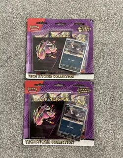 Pokemon TCG Gastly Tech Sticker Collection. Ascended Heroes 3 Pack Blister Pack - Image 1