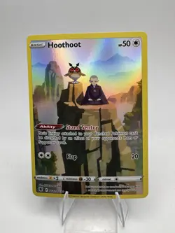 Pokemon TCG SWSH10: Astral Radiance Trainer Gallery #TG12/TG30 Hoothoot - Image 1