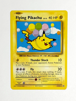 Pokemon TCG Flying Pikachu 110/108 Secret Rare XY - Evolutions - Image 1