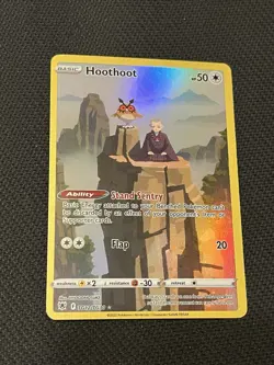 Pokemon TCG Astral Radiance TG12/TG30 Hoothoot Trainer Gallery - NM - Image 1