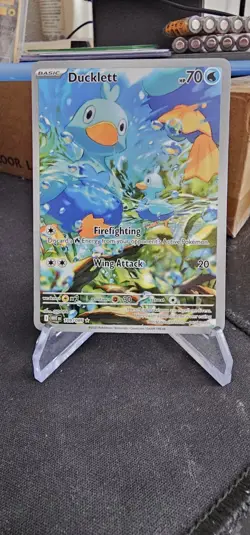 Pokemon TCG: White Flare Ducklett 109/086 IR NM - Image 1