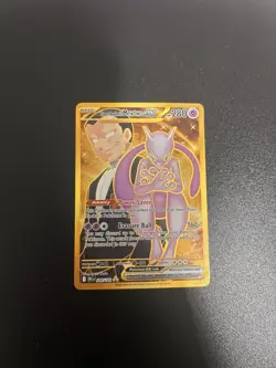 Pokemon TCG Team Rockets Mewtwo EX Special Illustration Destined Rivals. MINT. - Image 2