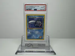 2000 Pokemon Gym Challenge 1st Edition 89 Misty's Poliwag PSA 10 - Image 1