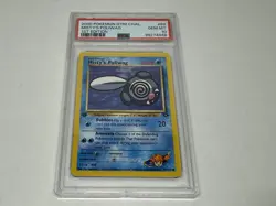 2000 Pokemon Gym Challenge 1st Edition 89 Misty's Poliwag PSA 10 - Image 4