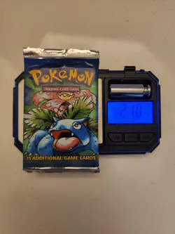 pokemon Wizards Of The Coast Vasic Booster Pack 21.07grams - Image 1