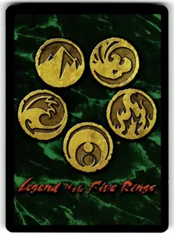Legend of the Five Rings Four Winds Card Gold Edition - Kosaten Shiro - Image 2