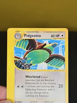 Pokemon Expedition Base Set Non-Holo Pidgeotto, Card #88/165 - Image 3