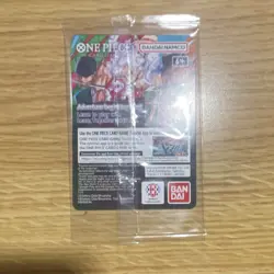 Bandai Namco One Piece CCG Monkey.D.Luffy US Voyage Promo Holo Character Card #1 - Image 2