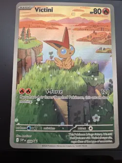 Victini 208 Sv: Scarlet & Violet Black Star Promo Card NM #208 - Image 1