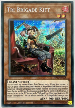 MP22-EN006 Tri-Brigade Kitt - Secret Rare 1st Edition Near Mint YuGiOh Card - Image 1