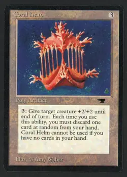 ***Coral Helm*** MTG Antiquities Magic Kid Icarus - Image 1