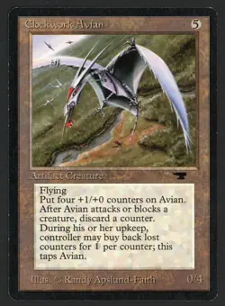 ***Clockwork Avian*** MTG Antiquities Magic Kid Icarus - Image 1