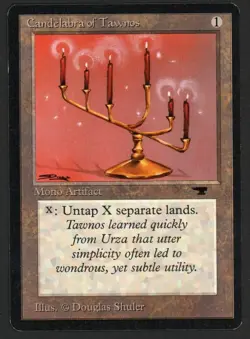 ***Candelabra of Tawnos*** MTG Antiquities Magic Kid Icarus - Image 1