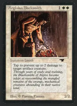 ***Argivian Blacksmith*** MTG Antiquities Magic Kid Icarus - Image 1