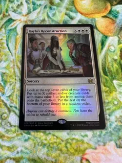 Kayla's Reconstruction (Foil) MTG: The Brothers' War Pack Fresh - Image 1