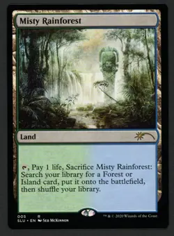 ***Misty Rainforest Secret Lair*** MTG Promo Magic Kid Icarus - Image 1