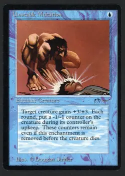 ***Unstable Mutation*** MTG Arabian Nights Magic Kid Icarus - Image 1