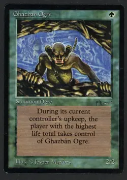 ***Ghazban Ogre*** MTG Arabian Nights Magic Kid Icarus - Image 1