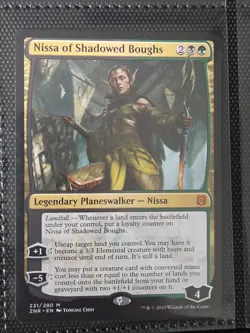 Nissa of Shadowed Boughs X1 ZNR MTG Zendikar Rising - Image 1