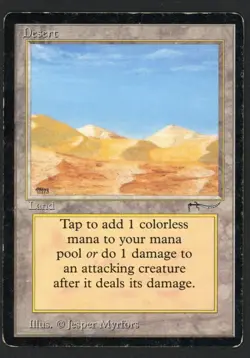 ***Desert*** MTG Arabian Nights Magic Kid Icarus - Image 1