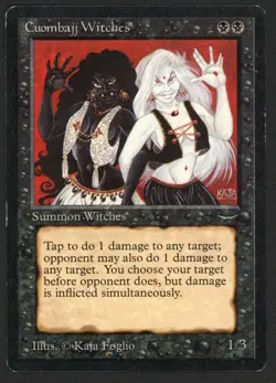 ***Cuombajj Witches*** MTG Arabian Nights Magic Kid Icarus - Image 1