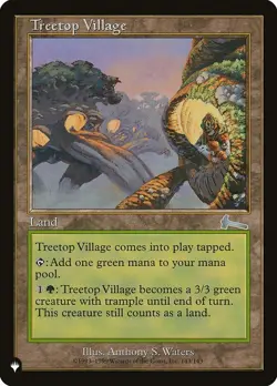Treetop Village 1x MtG Mystery Booster List MB1 SP/NM - Image 1