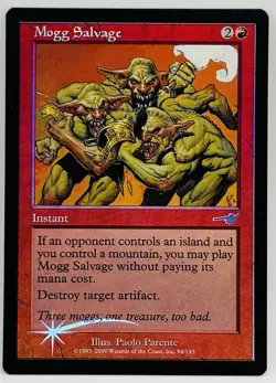 MTG Mogg Salvage Nemesis Foil - Image 1