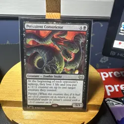 MTG Persistent Constrictor x1 NM from Commander: Duskmourn: House of Horror - Image 1