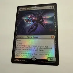 Bitterbloom Bearer FOIL 0088 Lorwyn Eclipsed ECL MTG Mythic Unplayed Mint M/NM - Image 2