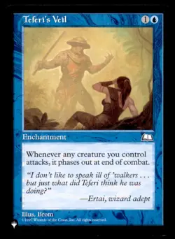 Teferi's Veil LP Light Play The List MTG [9700] - Image 1