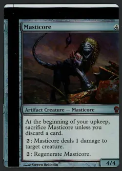 ***FOIL Masticore NFC Miscut*** MTG From the Vault Relics Magic Kid Icarus - Image 1