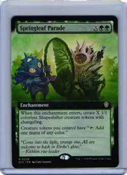 Springleaf Parade (Extended Art) Commander: Lorwyn Eclipsed Regular - Image 1