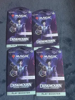 Magic: The Gathering - Duskmourn Play Booster Packs Lot of 4- NEW - Image 1