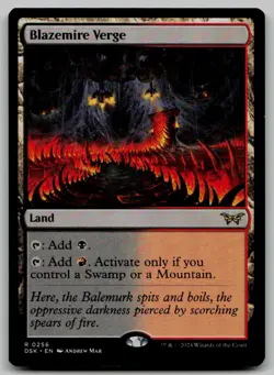 Blazemire Verge R Duskmourn: House of Horror 256 NM - Image 1