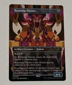 Roaming Throne NM Borderless Unplayed The Lost Caverns of Ixalan Non Foil - Image 1