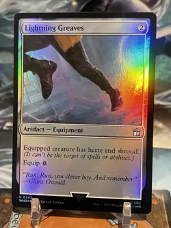 MTG | Lightning Greaves [Doctor Who] ✨FOIL✨ - Image 1