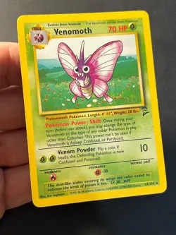 Venomoth 31/130 Rare Base Set 2 - Pokemon Card WOTC - Near Mint - Image 3