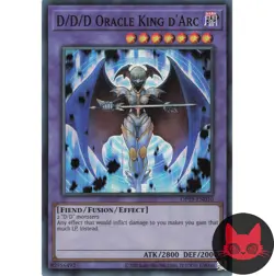 Yugioh D/D/D Oracle King d'Arc OP19-EN010 Super Rare NM - Image 1